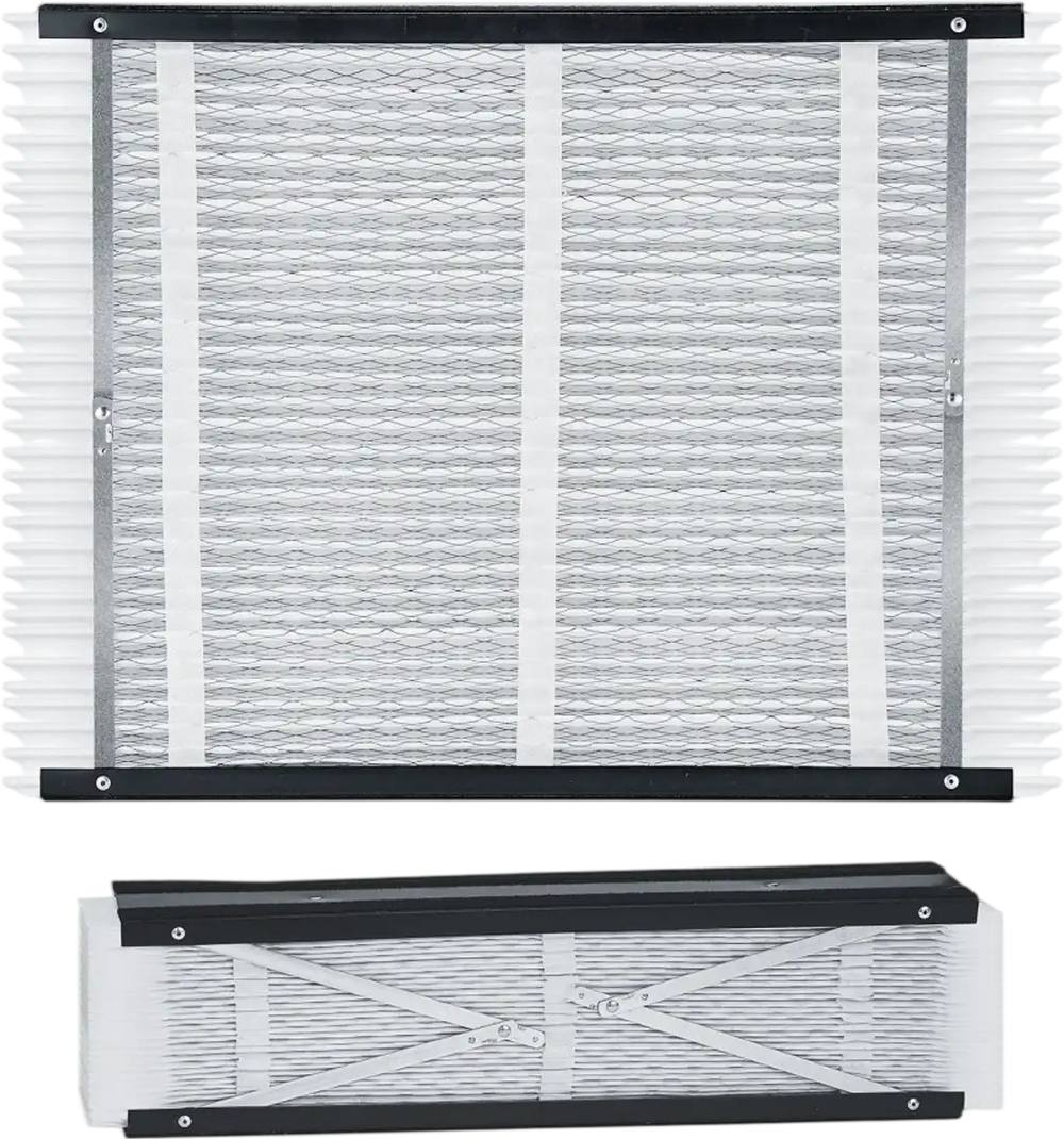 VEVOR 20 x 25 x 4 Furnace Filter, MERV 16 HVAC Ac Filters,12-Month Electrostatic Pleated Air Conditioner Filters, 2-Pack (Actual Size: 20.47 x 25.20 x 3.98 Inch) for Capturing Dust, Smog, Pet Dander