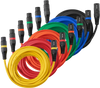 VEVOR XLR Cable 20 ft, 6 Pack, Shielded Balanced DMX Male to Female Microphone Cables, Gold-Plated 3-Pin XLR Mic Speaker Cord Wires, for Stage Lighting, Microphones, Amplifier, Mixer, Speaker Systems
