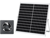 VEVOR Solar Powered Fan, 20W Solar Panel with Battery Storage, 220 CFM Airflow, Adjustable Panel Angle, 2030 RPM High-Speed, Fast Air Exchange for Greenhouse, Grow Tents, Chicken Coops, Shelters