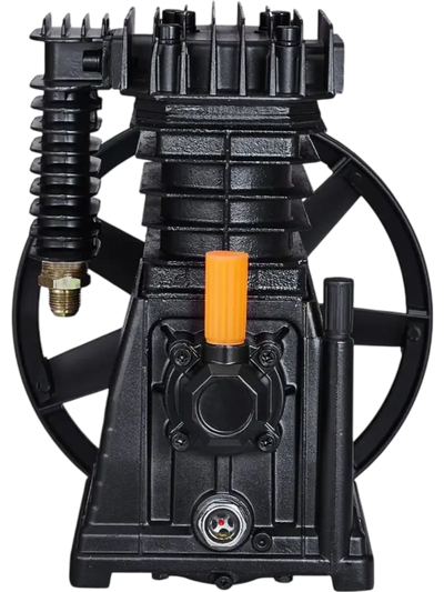 VEVOR Air Compressor Pump Head, 3HP 5.8CFM @ 90PSI, Twin Cylinder Oil Lubricated Air Compressor Piston Pump Head, Single-Stage Aluminum Air Compressor Pump Replacement with Max. 116PSI Pressure