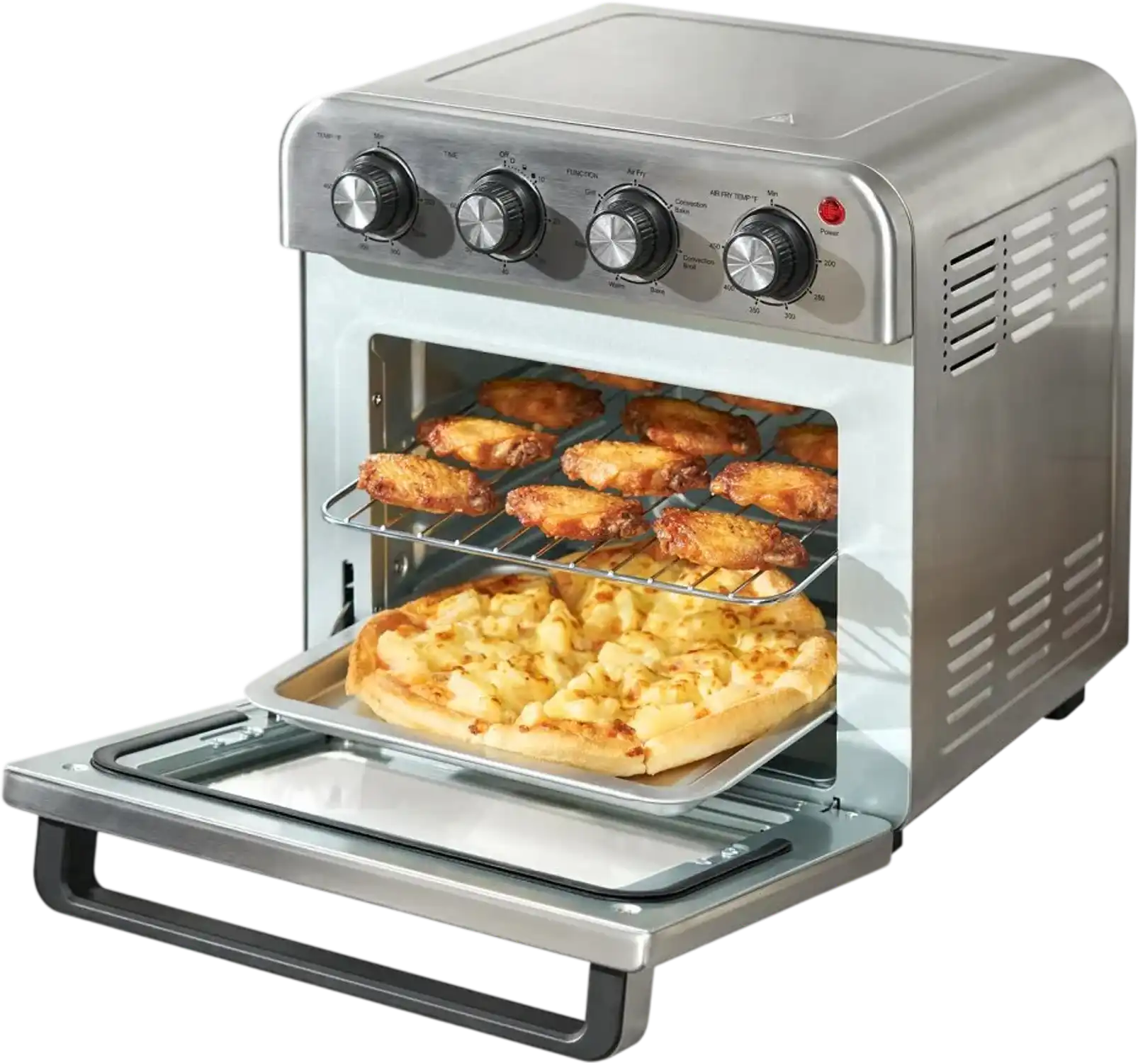 Vevor Convection Oven 7-in-1 18L Stainless Steel Air Fryer Toaster Oven New