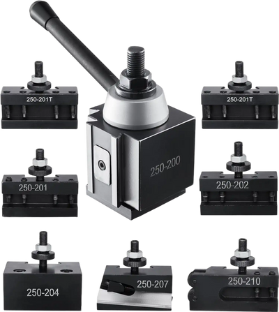 Vevor Quick Change Tool Post Set 8 Pieces for 10-15 in. Lathes New