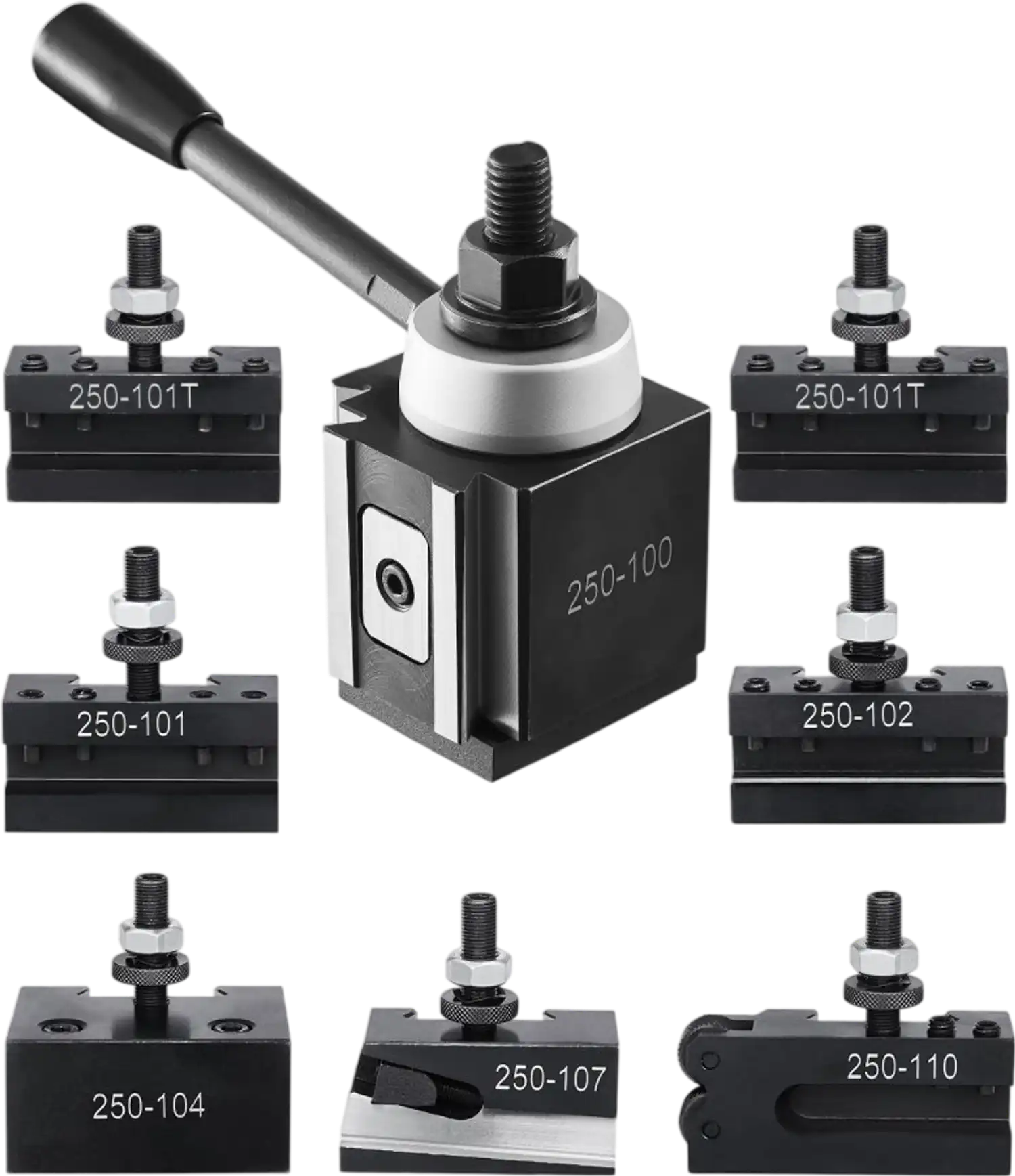 Vevor Tool Post Quick Change 8-Pc Lathe Holder Set for 6