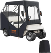 VEVOR Golf Cart Enclosure, Polyester Driving Enclosure, Club Car Covers Suitable for 2-Seater Golf Carts, Sunproof and Dustproof Outdoor Cart Cover
