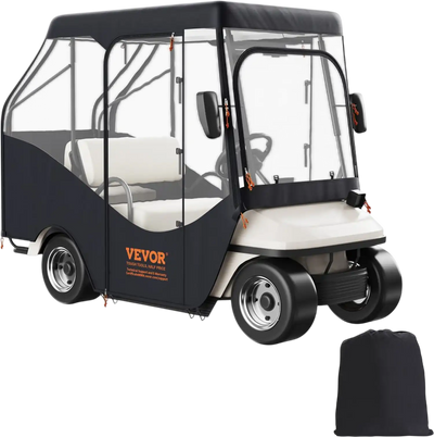 Vevor Golf Cart Enclosure 4-Passenger 600D Polyester Cover New