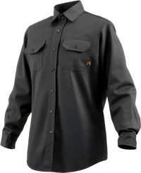 VEVOR Flame Resistant Welding Jacket, 7oz. FR Shirts for Men, Machine Washable Cotton Heat-Resistant Welding Shirt, Meets ATPV 9.2 Cal/cm² Arc Rating - XL Size