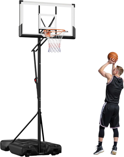 Vevor Portable Basketball Hoop 10' Height Adjustable 54