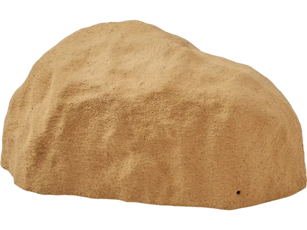 VEVOR Faux Rock Cover, Outdoor Fake Rock Well Pump Cover, Realistic Natural Texture, Lightweight & Weather-Resistant Artificial Boulder for Landscaping Garden Yard Décor, Sand Yellow, Small Size