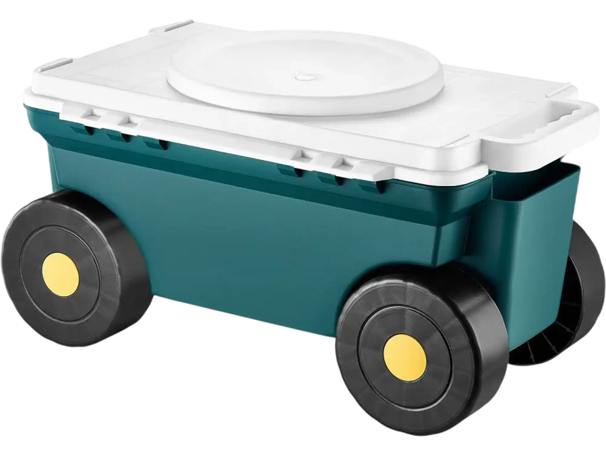 Vevor Garden Cart Rolling Garden Scooter with Seat and Storage Bin New