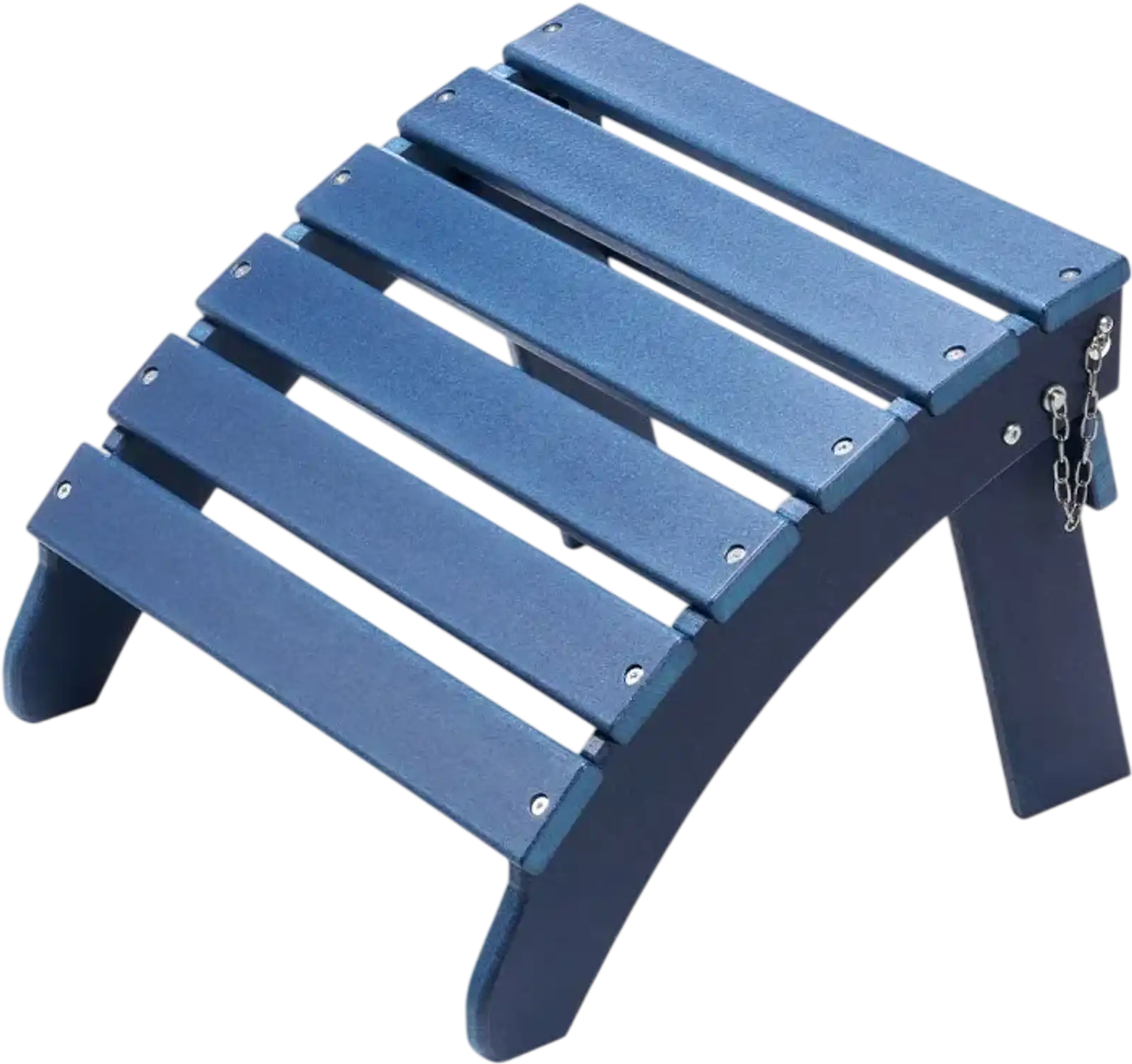 Vevor Ottoman Folding Adirondack Patio Foot Rest Blue New