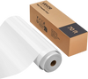 VEVOR Heat Transfer Vinyl, 12 in x 70 ft, Glossy White HTV Iron on Vinyl Roll, Easy to Cut and Weed, Strong Adhesion, Compatible with Cutting Machines, for Various Materials, T-shirts, Pillows, Hats