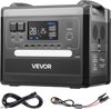 VEVOR Portable Power Station, 2400W 2160Wh Power Station Solar Generator with 10 Output Ports & Adjustable Input Power, Expandable LiFePO4 Battery Backup for Home Camping RV (Solar Panel NOT Included)