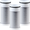 VEVOR Faucet Filter Replacement, 3-Pack Water-Filter Cartridge, 5-Layer High-Efficiency Filtration, 3-Month Value and 317 Gal Lifespan / Filter, Compatible with Models 8807 & 8811 Filtration System
