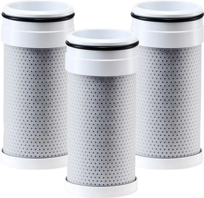 VEVOR Faucet Filter Replacement, 3-Pack Water-Filter Cartridge, 5-Layer High-Efficiency Filtration, 3-Month Value and 317 Gal Lifespan / Filter, Compatible with Models 8807 & 8811 Filtration System