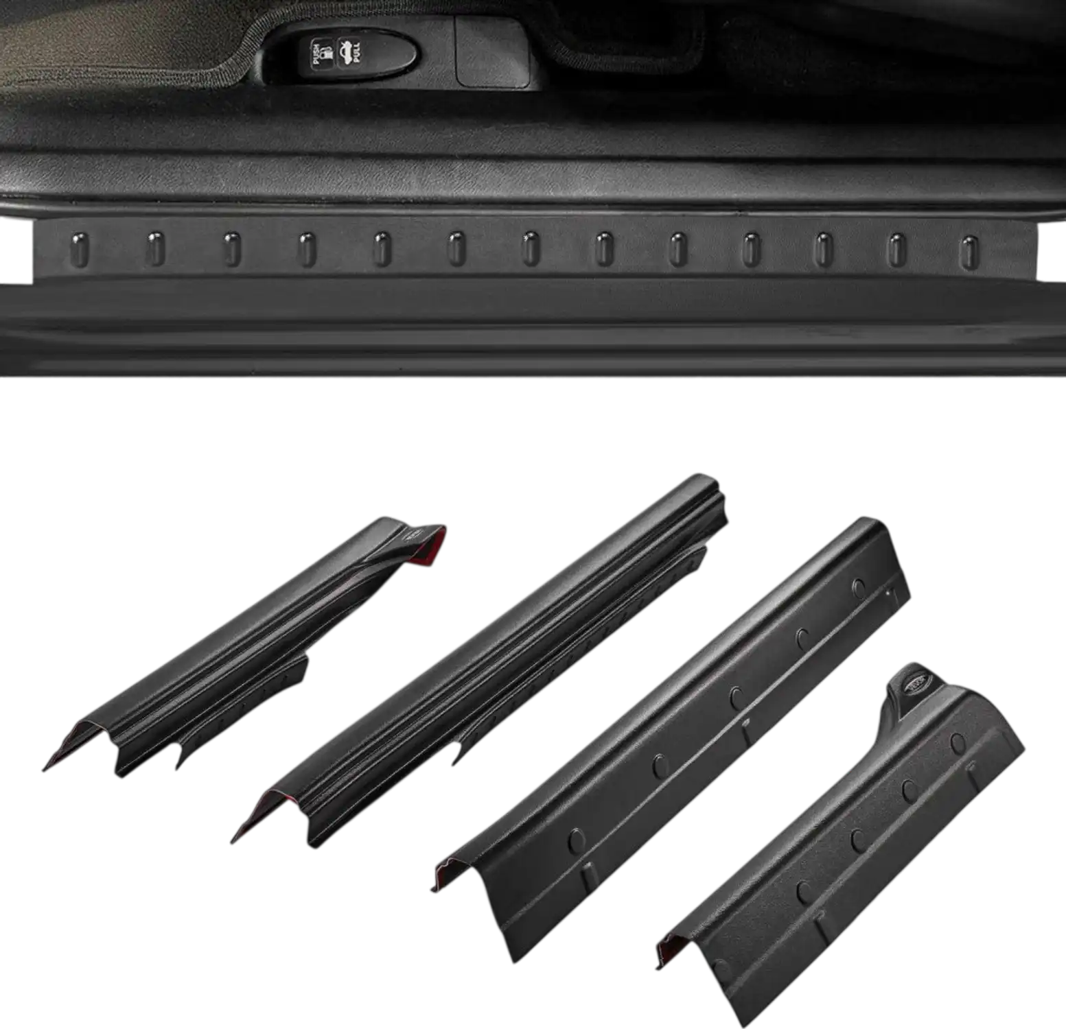 Vevor Rocker Panel Guard 4-Piece Set for 2014-2018 Chevy Silverado 1500 Extended Cab New