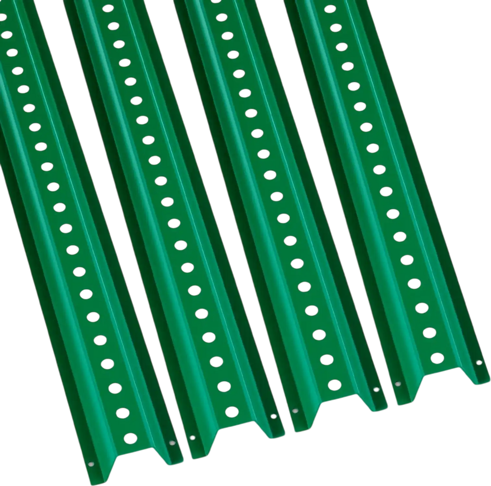 VEVOR 6FT U-Channel Sign Post, 4Pack Green Heavy Duty Steel Fixed Fence Post, Steel Fence U-Channel Sign for Garden, Courtyard, Farm or Traffic Intersection