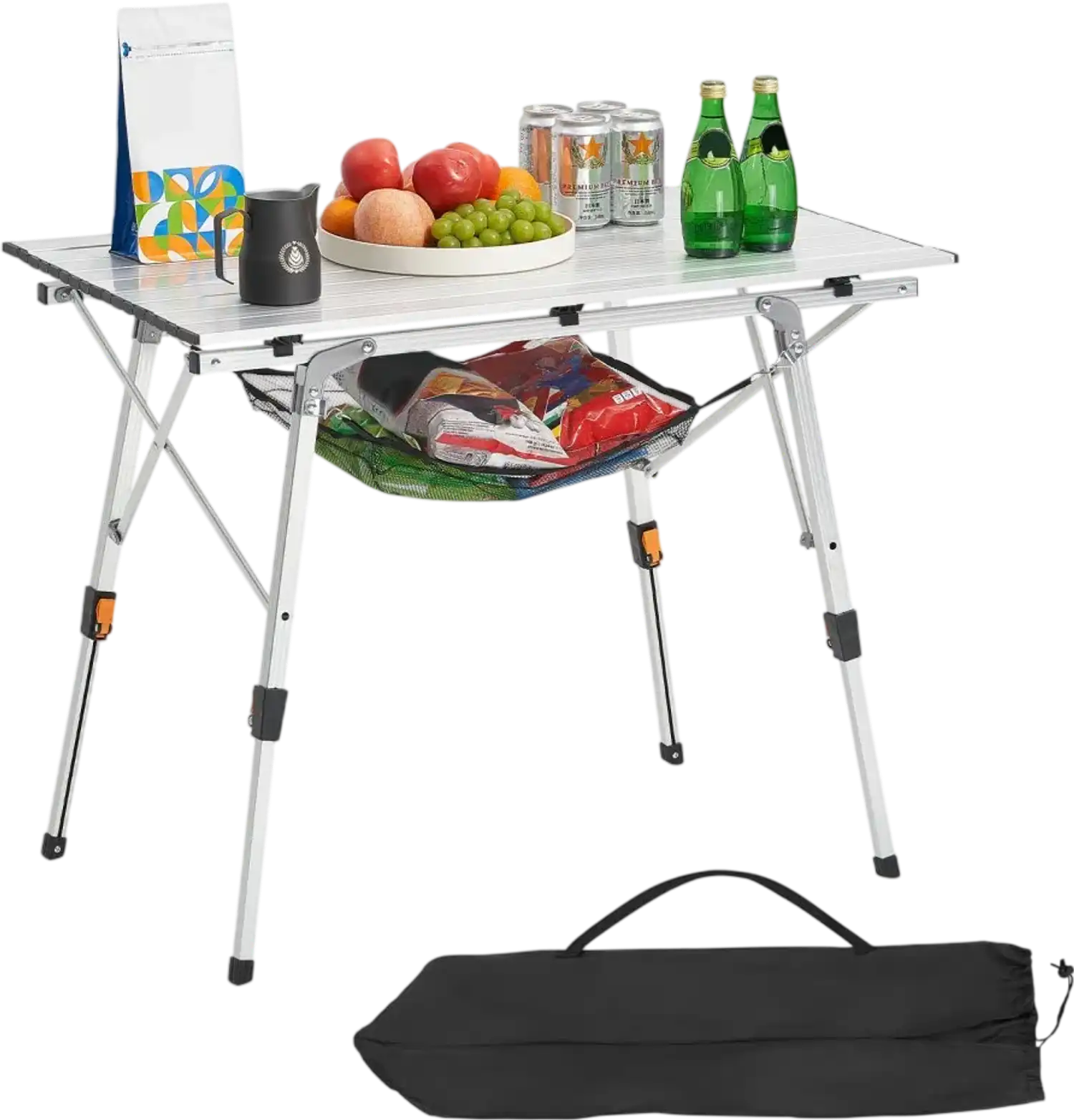 Vevor Camping Table Folding Portable Roll-Up Side Table 36