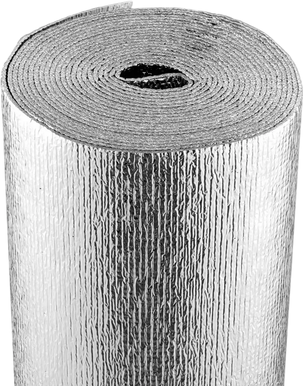 VEVOR Double Reflective Insulation Roll, Foam Core Radiant Barrier, 3.2 mm 48 in x 25 ft, Double-Sided Aluminum Foil EPE Foam Heat Reflective Shield, Thermal Insulation Roll for Window RV Roof