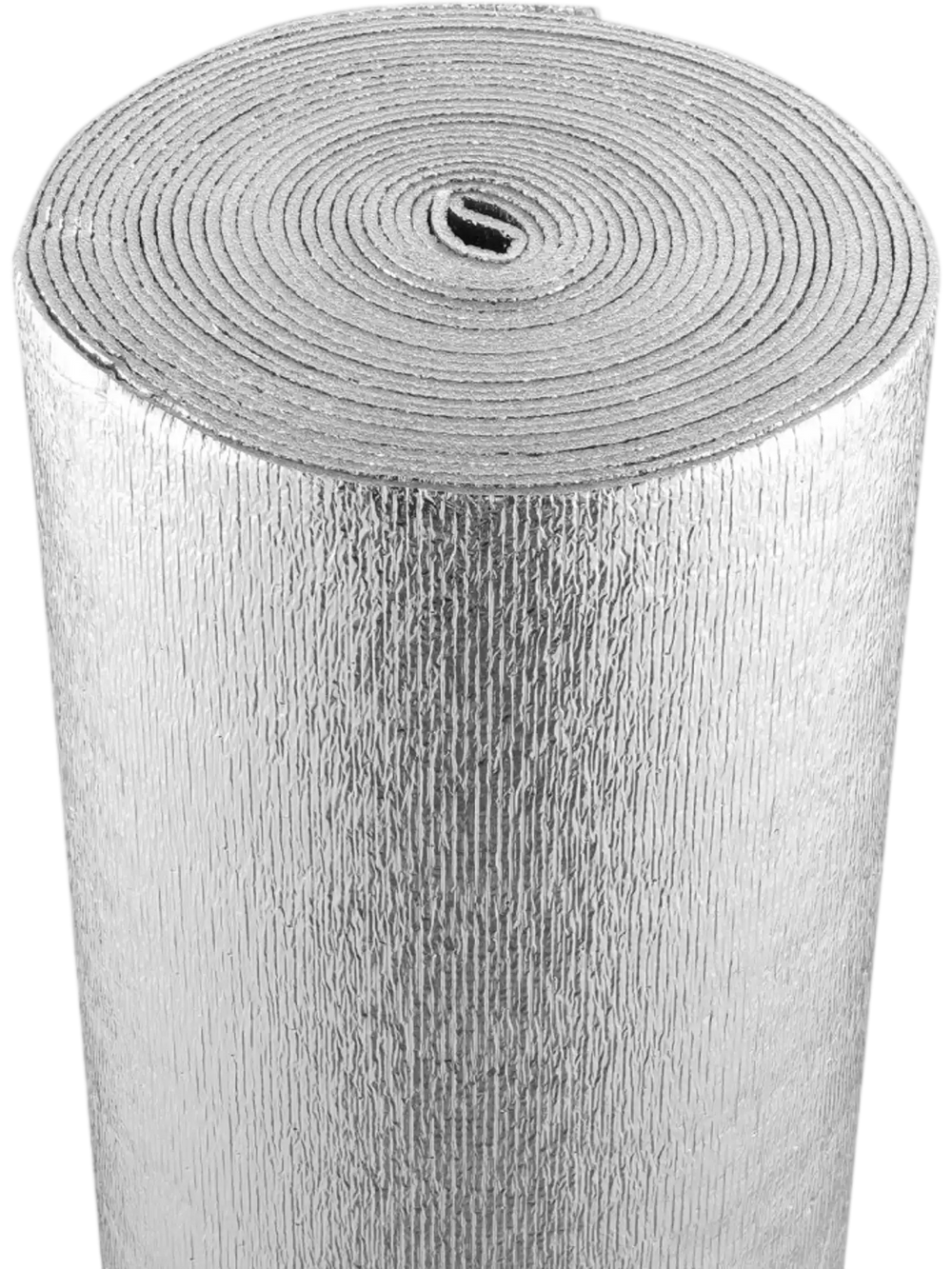 VEVOR Double Reflective Insulation Roll, Foam Core Radiant Barrier, 3.2 mm 24 in x 25 ft, Double-Sided Aluminum Foil EPE Foam Heat Reflective Shield, Thermal Insulation Roll for Window RV Roof