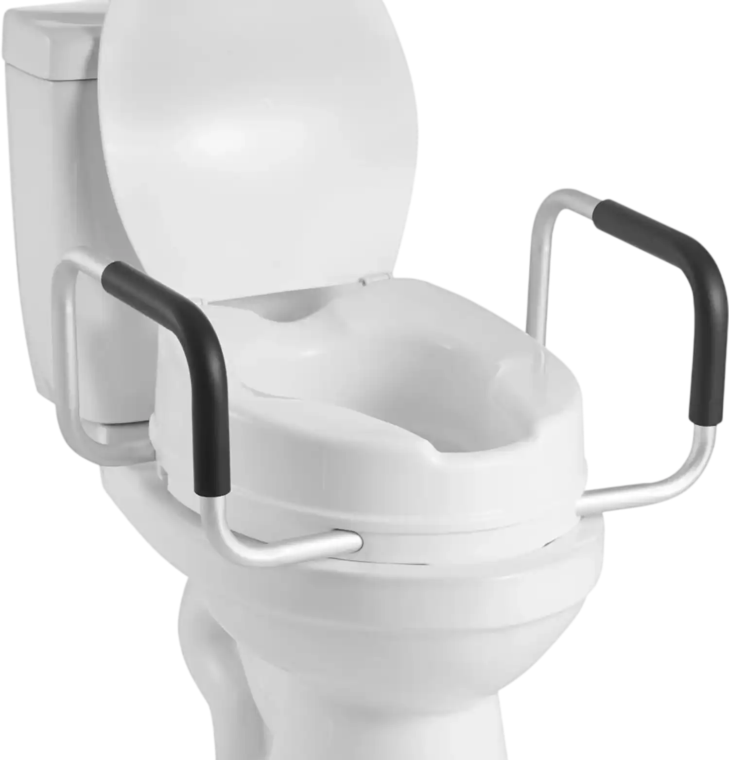 Vevor Raised Toilet Seat Toilet Seat Riser with Arms New