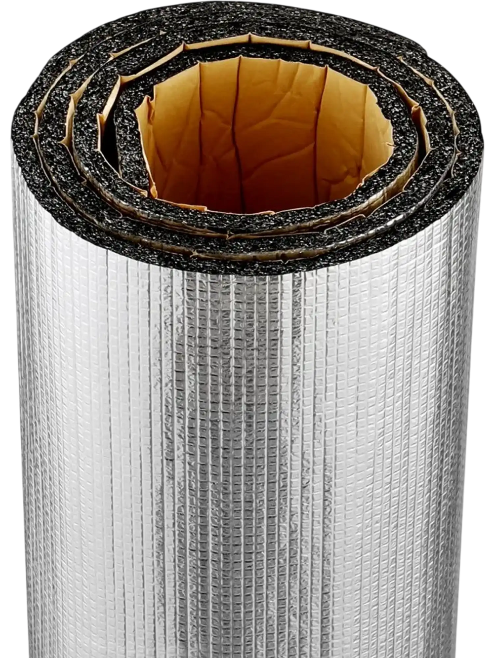VEVOR Reflective Insulation Roll, XPE Foam Core Radiant Barrier, 10.3 mm 40 in x 5 ft, Aluminum Foil Foam Core Heat Reflective Shield, Thermal Insulation Roll for Garage Door Window RV Roof