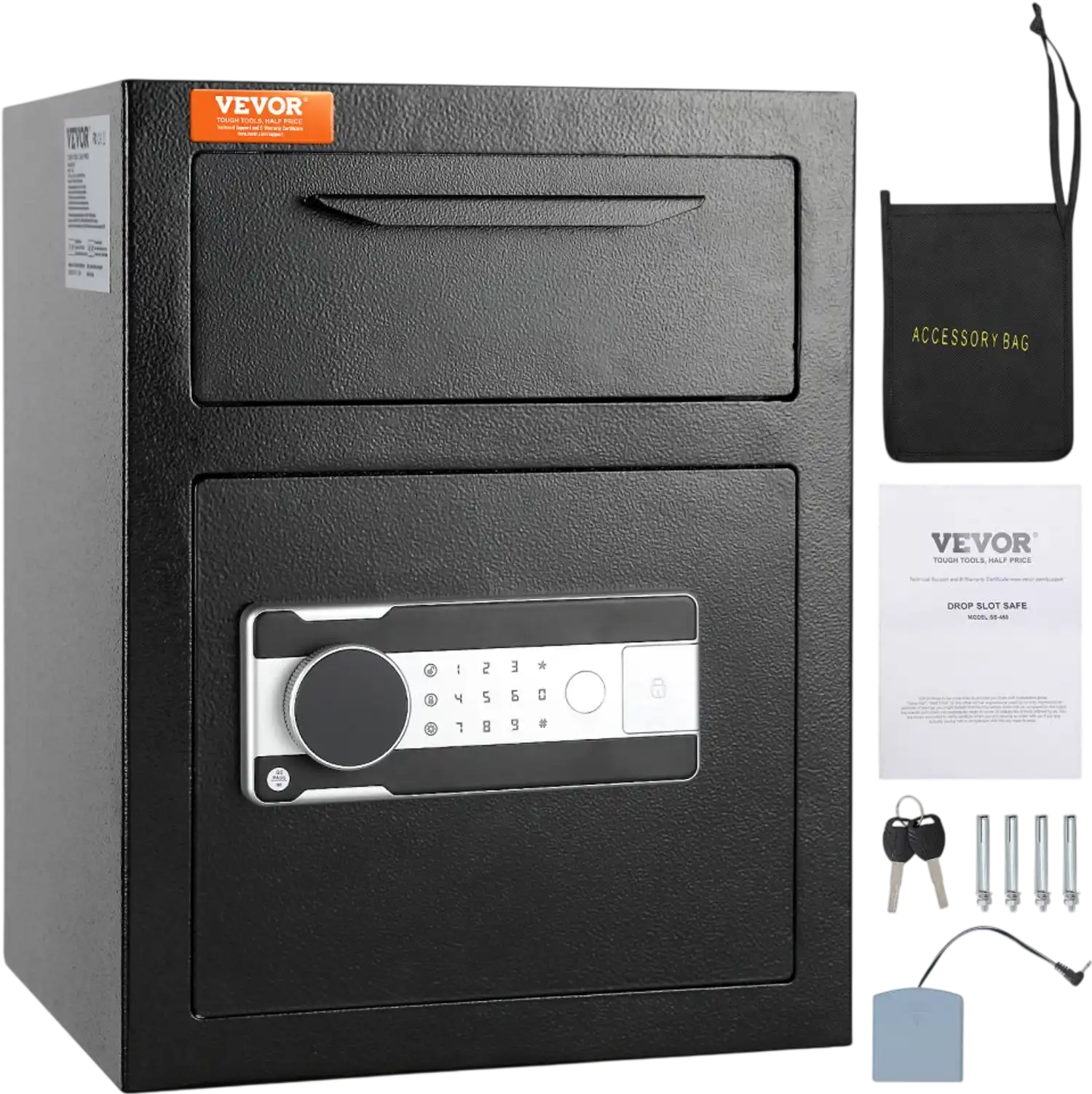 Vevor Depository Safe Electronic Code Lock Drop Slot 1.7 Cub New