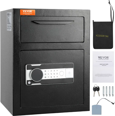 Vevor Depository Safe Electronic Code Lock Drop Slot 1.7 Cub New