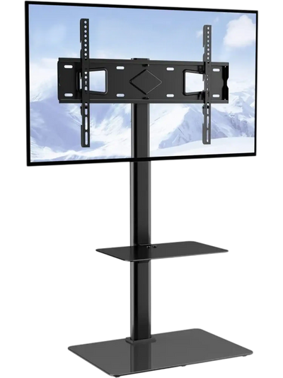 Vevor TV Stand Mount Height Adjustable Swivel Floor Stand for 32