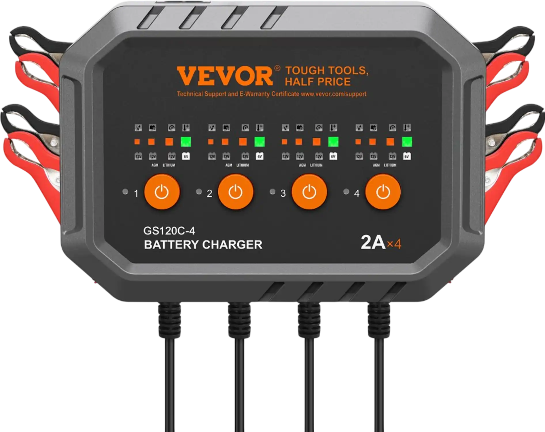 Vevor Battery Charger 8-Amp Smart Fully Automatic Maintainer New