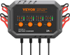VEVOR Smart Battery Charger, 8-Amp, LiFePO4 Lead-Acid (AGM / Gel / SLA) Car Battery Charger, Fully-Automatic Charger Maintainer for Boat Motorcycle Lawn Mower Golf Cart Marine Deep Cycle