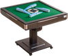 VEVOR Automatic Mahjong Table Roller Coaster Style 40 mm Folding Table, Chinese/Filipino/American Mahjong, 2 Sets of 164 Tiles, 39 x 39 in, with 4 Wheels, Hard Tabletop Cover, Cup Holders, Wine Red