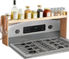 VEVOR Over the Stove Shelf, Over Stove Spice Shelf for Kitchen Stove Top, Seasoning Shelves, Spice Organizer, Easy to Assemble Countertop Storage Solution, Kitchen Gadgets with 6 Hooks
