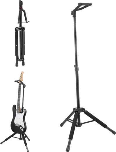 Vevor Guitar Stand Foldable Tripod Floor-Standing Adjustable Height Display Rack New