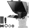 VEVOR Teleprompter, 13" Aluminum Alloy, Floor Type with Adjustable Angle Spectroscope, Remote Control, for YouTube, Twitch, Zoom, Supports DSLR/Webcam/Smartphone, for Video Recording/Live Streaming