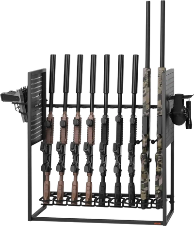 Vevor Gun Rack Floor Standing Indoor Heavy-Duty Steel Rifle Shotgun Storage Stand New