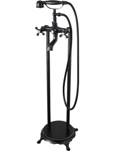 VEVOR Clawfoot Bathtub Faucet, Freestanding Tub Faucets with Handheld Shower, Vintage Oil-Rubbed Bronze Tub Filler Faucet Shower Kit with 360° Rotation Spout & 59-inch Long Hose for Bathtubs