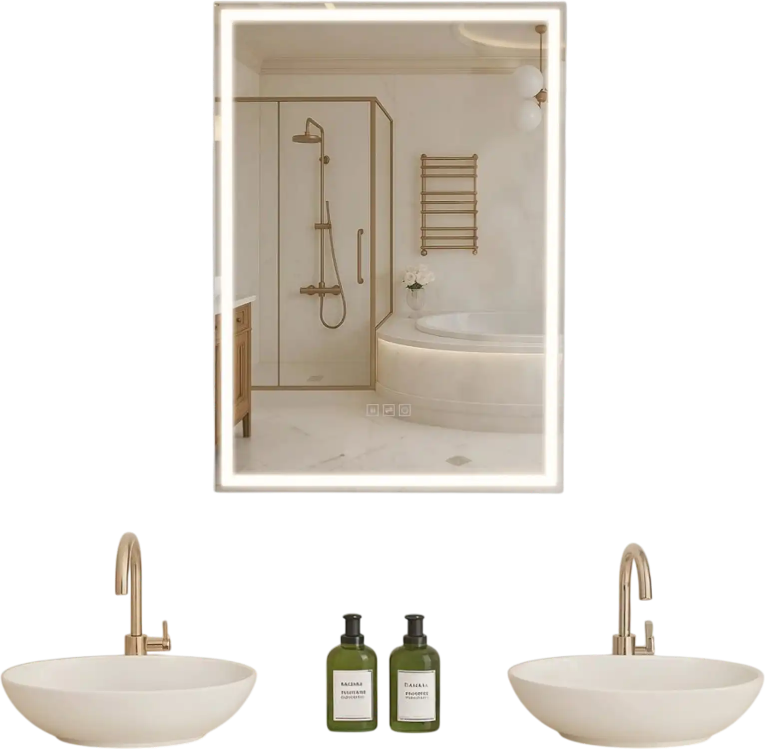 Vevor Medicine Cabinet Lighted Mirror 20