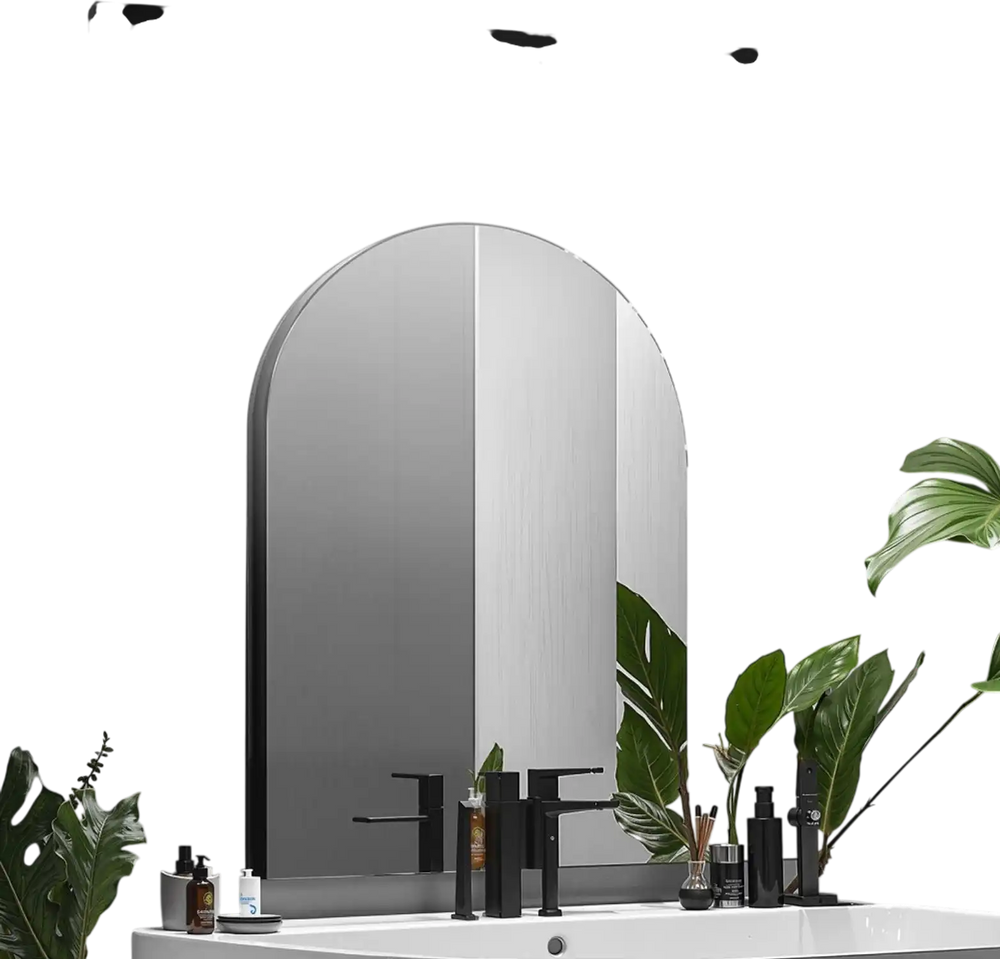 VEVOR 4-Light LED Modern Vanity Light Fixtures, 25.59-Inch, Black Finish Bathroom Wall Lighting Fixture Over Mirror, with IP44 Waterproof, for Bathroom, Living Room, Bedroom, Hallway, Cool White 6000K
