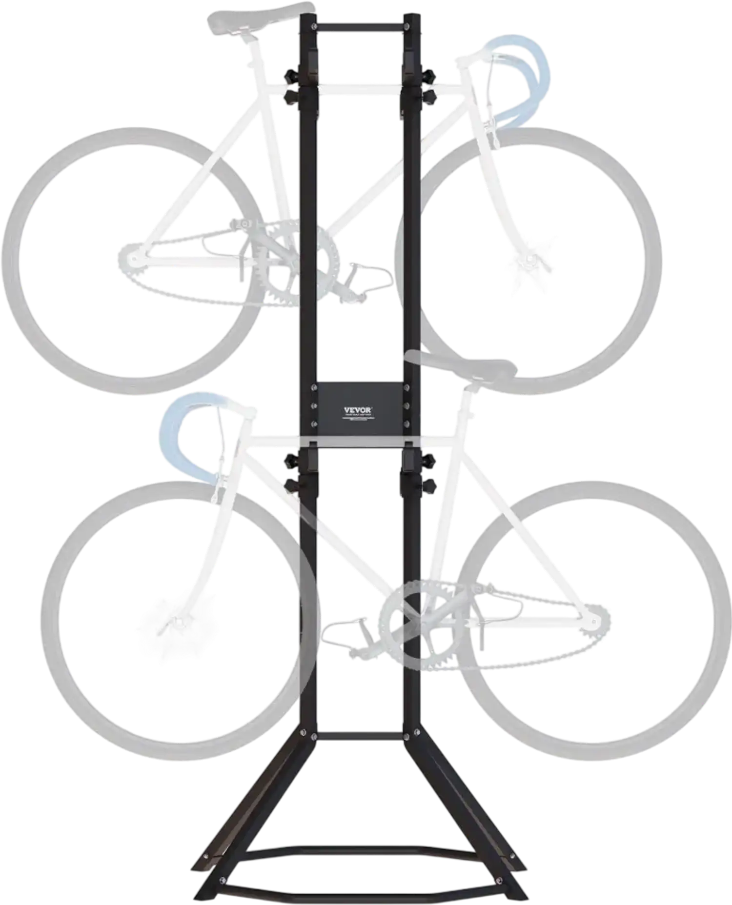 Vevor Bike Storage Rack 4-Bike Free Standing Gravity Wall Vertical Rack Black New