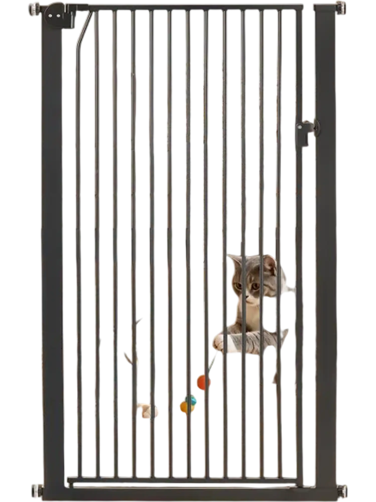 Vevor Dog Gate Extra Tall Adjustable Width Black New