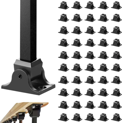 Vevor Baluster Shoes Aluminum Alloy Staircase Slant Shoes for 1/2