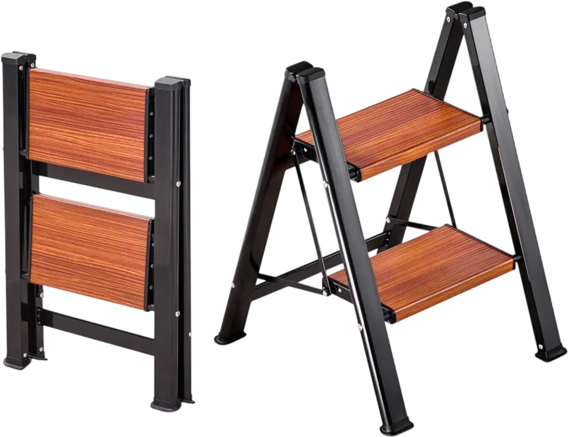 Vevor Step Ladder Folding 2-Step Stool with Wide Anti-Slip Pedal and Comfort Handgrip 330 lbs New