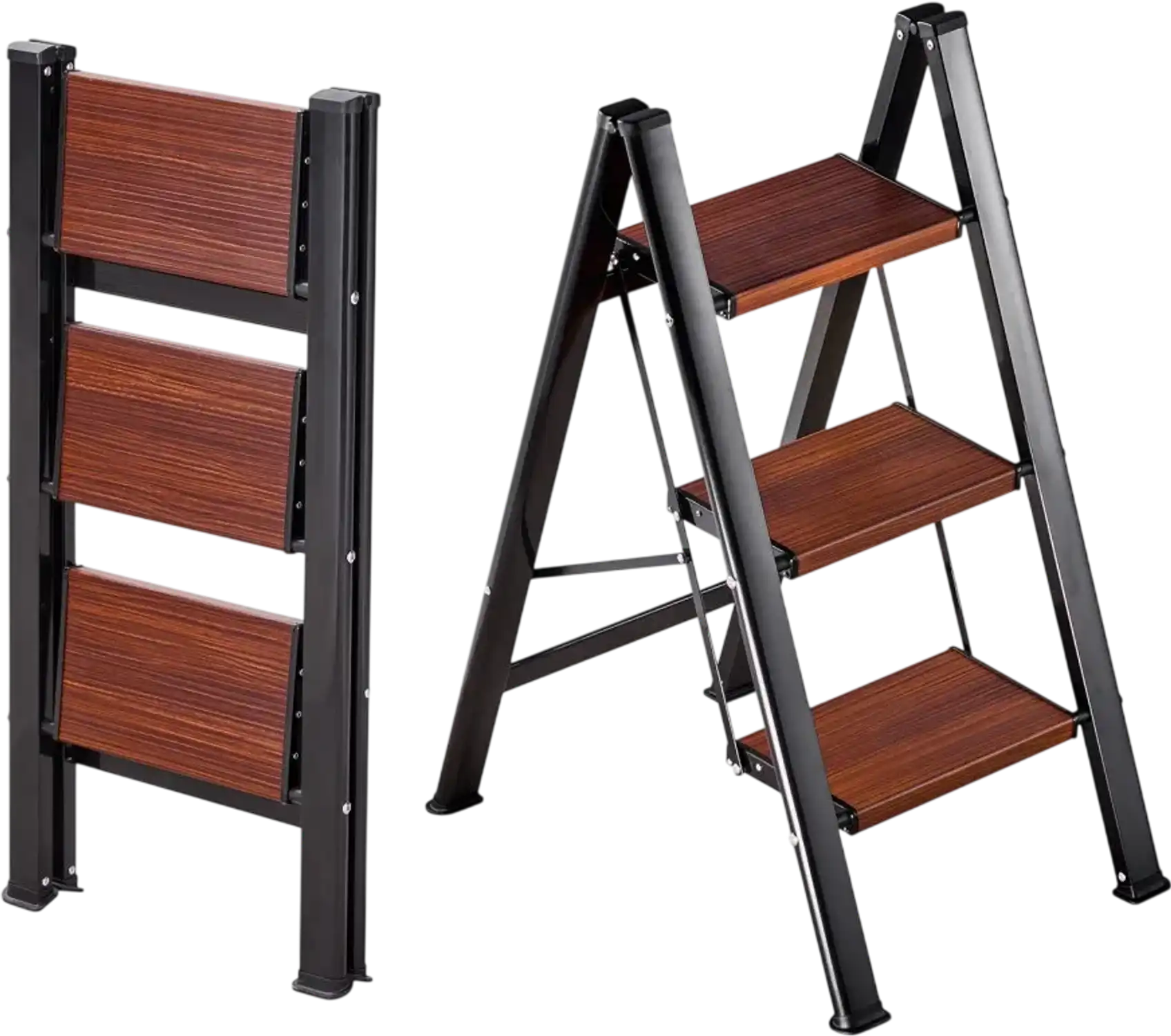 Vevor Step Ladder Folding 3-Step Stool with Anti-Slip Pedals and Handgrip 330 lbs New