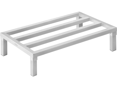 VEVOR Aluminum Dunnage Rack, 36” x 20” Commercial Food Floor Rack, 8” Off the Floor, 1800 lbs Capacity All-Welded Aluminum Storage Rack, for Storage in Restaurants, Kitchens, Garages and Vehicles