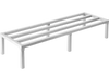 VEVOR Aluminum Dunnage Rack, 60” x 20” Commercial Food Floor Rack, 12” Off the Floor, 1800 lbs Capacity All-Welded Aluminum Storage Rack, for Storage in Restaurants, Kitchens, Garages and Vehicles
