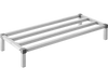 VEVOR Aluminum Dunnage Rack, 48” x 20” Commercial Food Floor Rack, 8” Off the Floor, 1000 lbs Capacity All-Welded Aluminum Storage Rack, for Storage in Restaurants, Kitchens, Garages and Vehicles