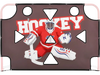 VEVOR Street Hockey Goalie Shooting Target, Shooter Tutor Ice Hockey Goal Practice Target, Tear-proof Premium Net with 11 Hole, Easy Attach Targets, Training Equipment for Practicing Shooting Accuracy
