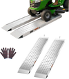 VEVOR Aluminum Trailer Ramps, 2PCS 55 x 12 in, Heavy-Duty ATV Ramp Set with Anti-Slip Plates, 3000LBS Combined Capacity Loading Ramps for Motorcycles, Lawn Mowers, Farm Tractors, Carts
