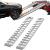 VEVOR Aluminum Trailer Ramps, 2PCS 96 x 15 in, Heavy-Duty Truck Ramp Set, 10000LBS Combined Capacity ATV Loading Ramps for Pickup Trucks, Motorcycles, Lawn Mowers, Cars, Farm Tractors, Carts