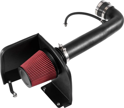 VEVOR Cold Air Intake, 3.5 Inch Cold Air Intake System + Heat Shield Compatible with 2009-2013 Chevy Silverado/GMC Sierra 1500 4.8L/5.3L/6.2L, High Flow Filter Kit Improve Horsepower/Throttle Response